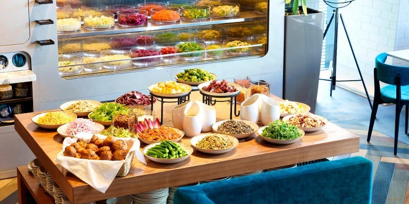 サラダバーの写真