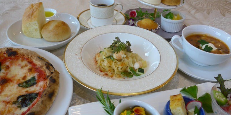 【プリモディナー】前菜、パスタorピッツァなど＋お魚料理＋牛ロース肉グリル