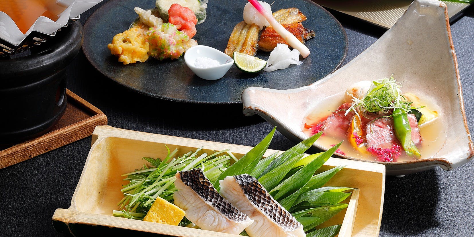 京懐石 美濃吉 そごう大宮店 【プレミアム特別懐石】全7品 ディナー