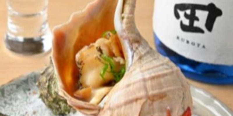 【波コース】名物貝刺身盛り合せや揚げ物、蒸し物など含む接待や記念日におすすめな全9品