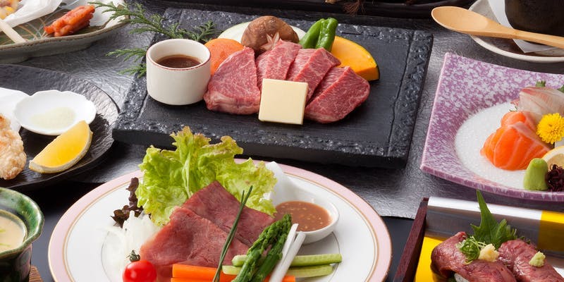 【神戸牛会席～華～】炙り寿司、神戸牛ステーキ等全11品