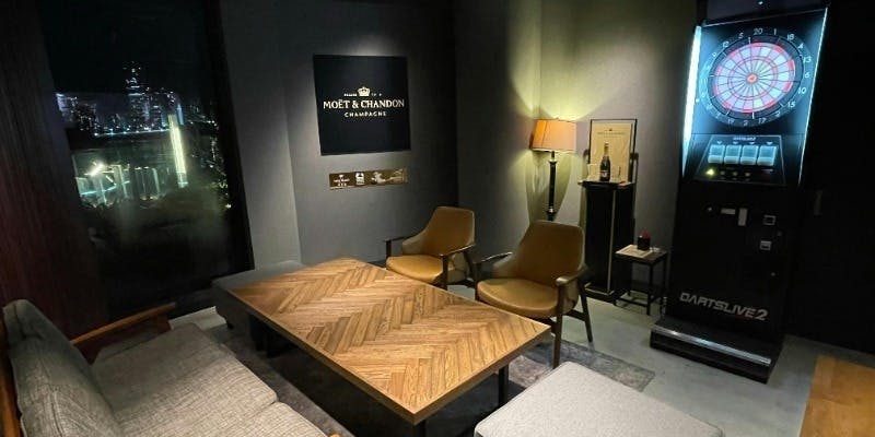 【ダーツマシーン有り！ロゼスパークも2時間飲み放題プライベートルーム限定プラン】