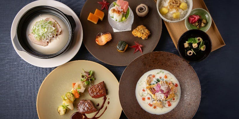 11/7～1/20　土日祝日【ダブルメインのプリフィクスランチコース】選べるメインとデザート