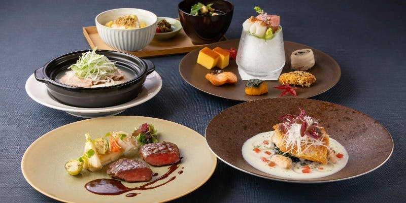 11/7～1/20　平日限定【ダブルメインのプリフィクスランチコースにワンドリンクが付いて4,900円】