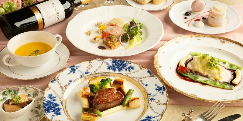 【特別ディナー】シェフ特製オードブル、Wメインなど全6品