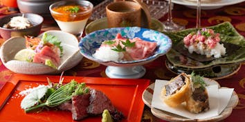 【扇OUGI】和牛の出汁しゃぶ、仙台牛の炭火焼 - 肉割烹 京