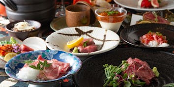 【柳YANAGI】和牛レアカツ、松阪牛の炭火焼き - 肉割烹 京