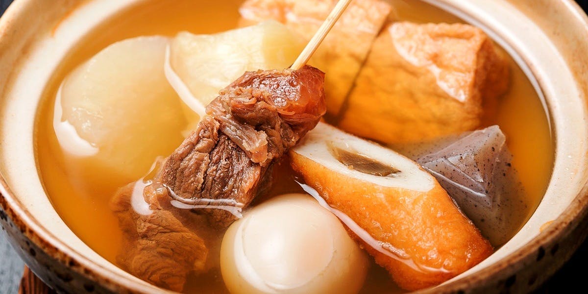 京和田／神戸ポートピアホテル 【おでん鍋膳】先付、おでん盛り合わせ