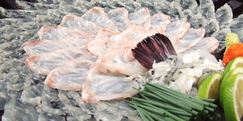 【とらふぐコース】ひれ酒も飲み放題！贅沢なとらふぐ尽くし全7品