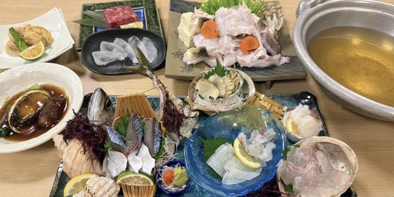 【冬の中洲鷹勝至極コース】刺盛や鮑の姿煮、厳選鍋など全8品＋2時間飲み放題（個室）（11月ー12月限定）