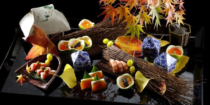 【6万円の懐石料理】向附、御椀、造里二種など（個室確約／リクエスト予約）