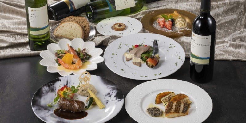 スペシャルコース／2時間制／プレミアム飲み放題付（日本ワイン10種）／税込10,300円