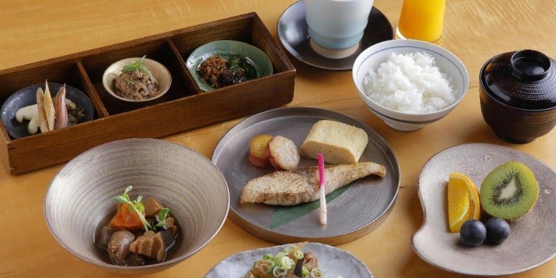 【Japanese Breakfast】心身が満たされる眞蔵の和朝食