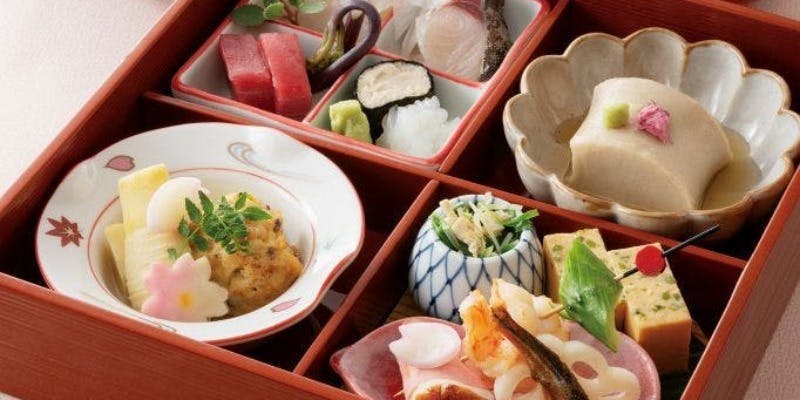 Amazon.co.jp: 510847 懐石道具 松花堂好み 四方弁当 5客揃 十字