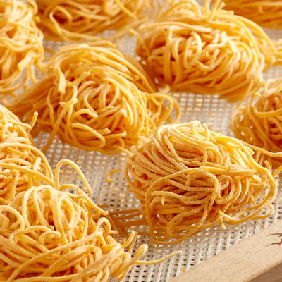 こだわりの手打ちパスタ