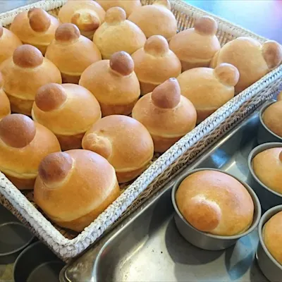 こだわりの自家製パン