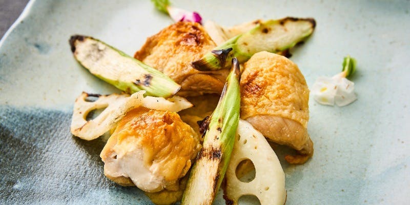 【四季彩コース】（全6品）メインは鶏肉または豚肉チョイス　