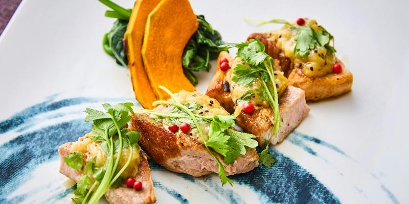 【四季彩コース】（全6品）メインは鶏肉または豚肉チョイス　