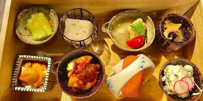 【旬の食材をつかった特別コース】