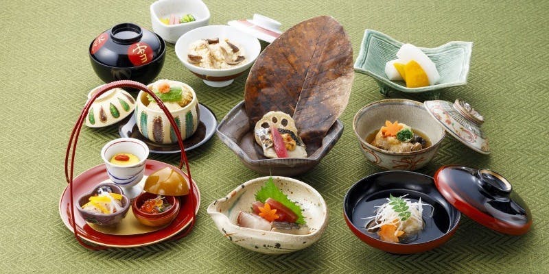 日本料理 瀬戸／JRホテルクレメント高松 【萌会席】前菜、御造り、焼物