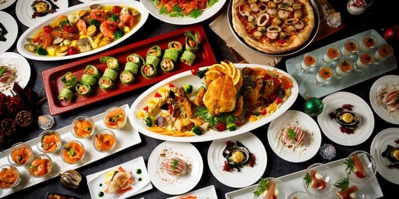 【お正月ブッフェ・ランチ】＋ソフトドリンク飲み放題90分（1/1～1/3・11：30～）