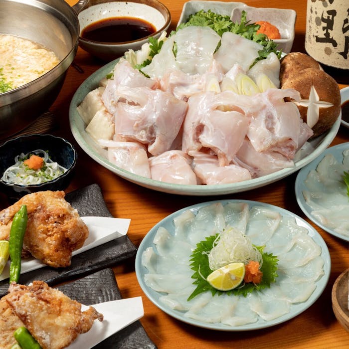 とらふぐ専門 ふぐ中俣 天然 とらふぐコース てっさや唐あげ てっちりなど 全6品 個室確約 ディナー プラン 11576685 メニュー 一休 Comレストラン