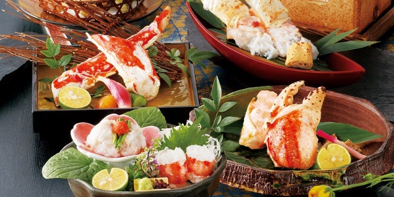 タラバかにフルコース【極かに会席】