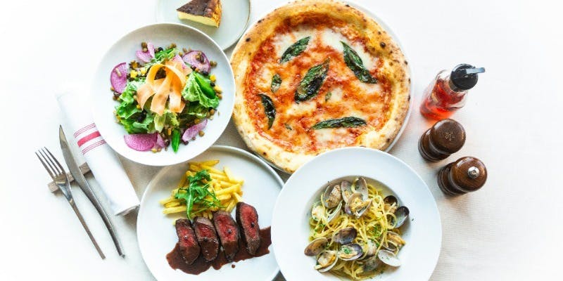 THE YOKOHAMA BAY Lunch Full Course 4皿でのプリフィックススタイルの