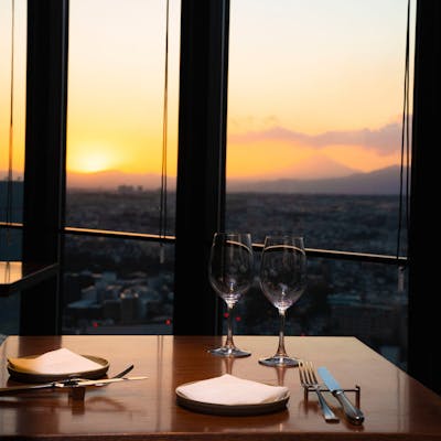 46階からの眺望を楽しむ