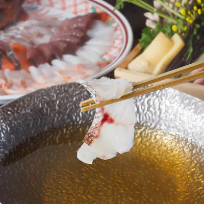 自慢の【魚しゃぶ】(※要予約)