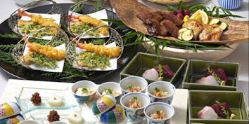 【季節のコースA】つくば鶏と天然鮪ほほ肉の炭火焼きコース - Japanese Restaurant KINZA