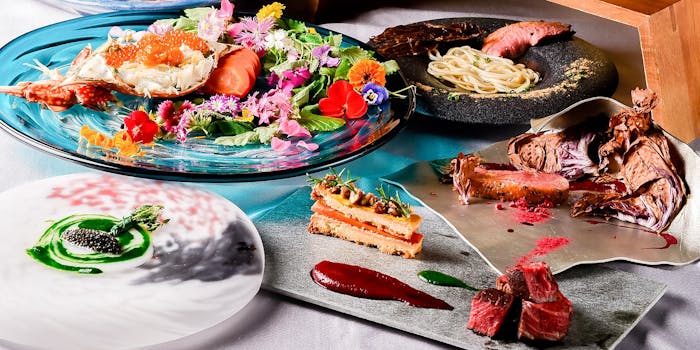 F J The Corner Room グランドミラージュ アニバーサリーコース アミューズやオードブル パスタやお肉料理 デザートなど 全8品 ランチ限定 ランチ プラン メニュー 一休 Comレストラン