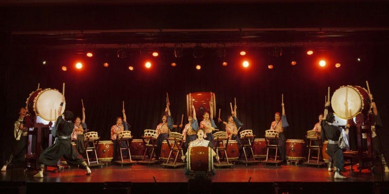 【波乗亭公演セット】青の舎御膳＋太鼓集団・鼓淡「赫々たる大地へ」 セットプラン