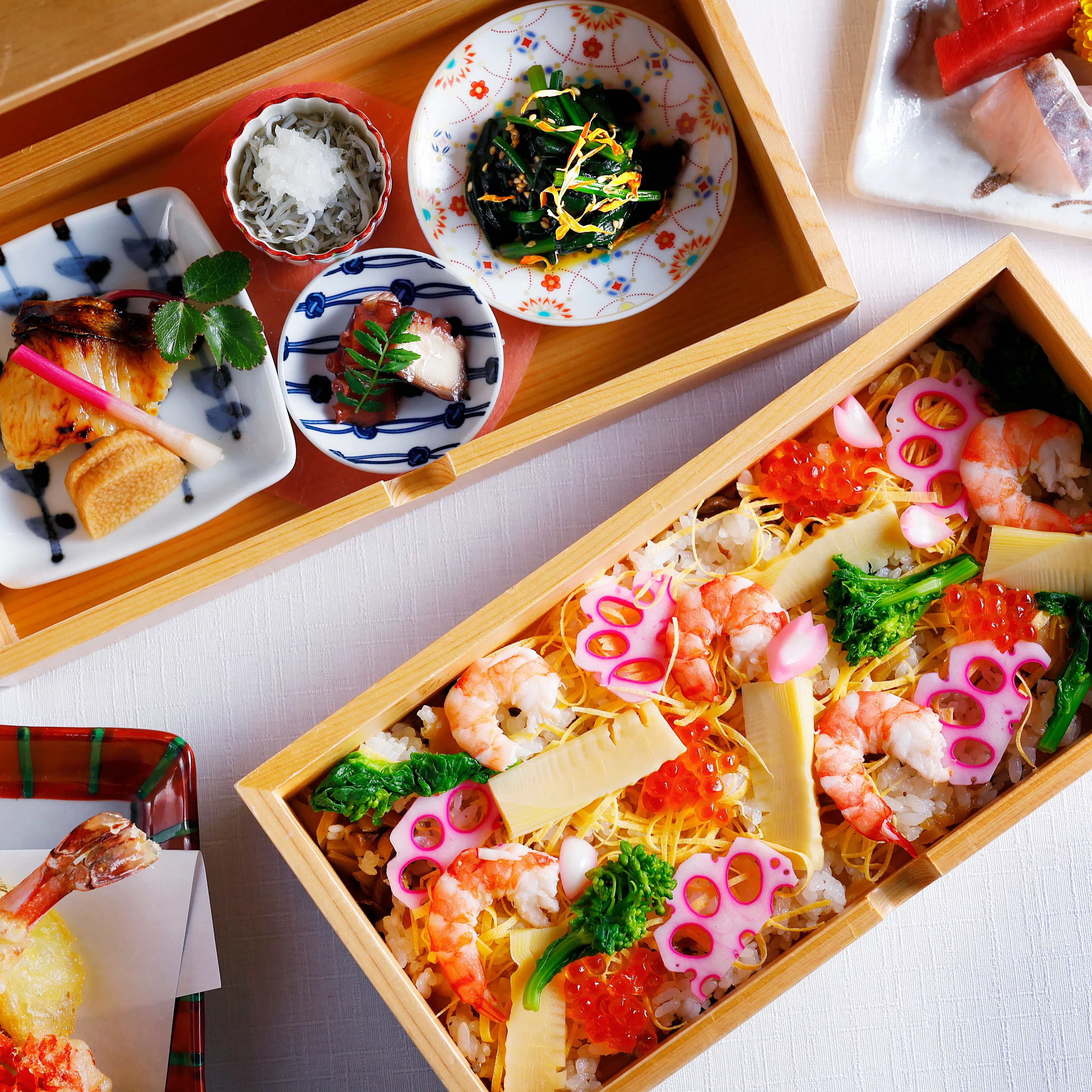 青海波 青の舎 春の季節限定 花ちらし寿司膳 ランチ プラン メニュー 一休 Comレストラン