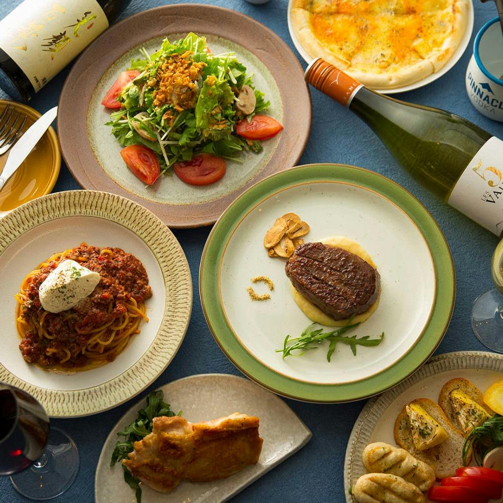 ランチ ビストロ ブルーキッチン ボトルズ 天満橋 堺筋本町 北浜 ビストロイタリアン 一休 Comレストラン