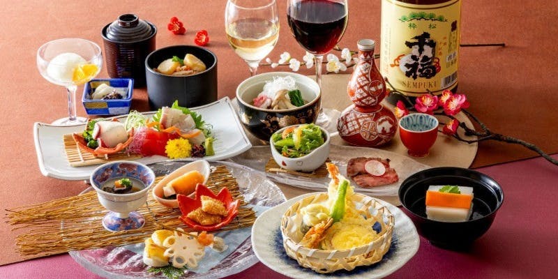 新年会プラン 宴会席 12,000円コース【飲放題付】