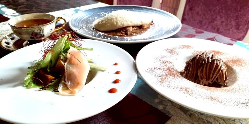 【白いオムライスセットABC】（Cセット）