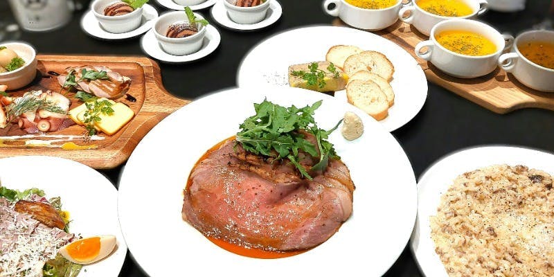 12/1～2/28忘新年会！佐賀牛のローストビーフコース！【極上全7品】＋2hS飲み放題付