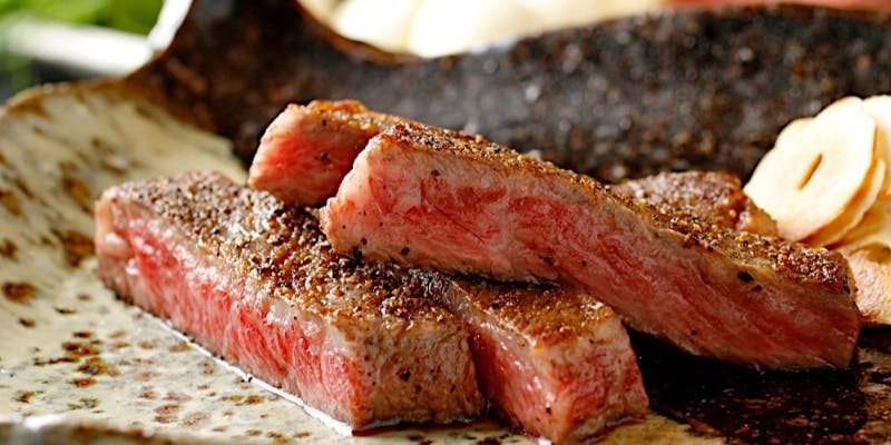 【神戸牛 Steak Lunch】神戸牛特撰サーロイン、シャトーブリアンの焼しゃぶなど全7品（個室選択可）