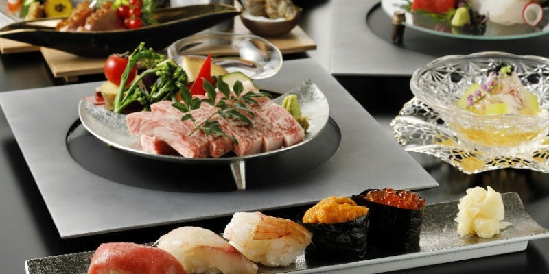和牛Wagyu＆寿しSUSHIコース