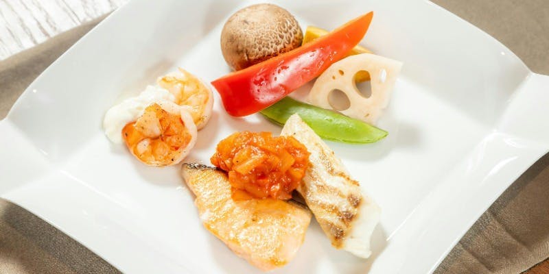 ランチ限定・シーフード鉄板焼ランチ