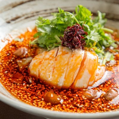 名物料理“四川式よだれ鶏”