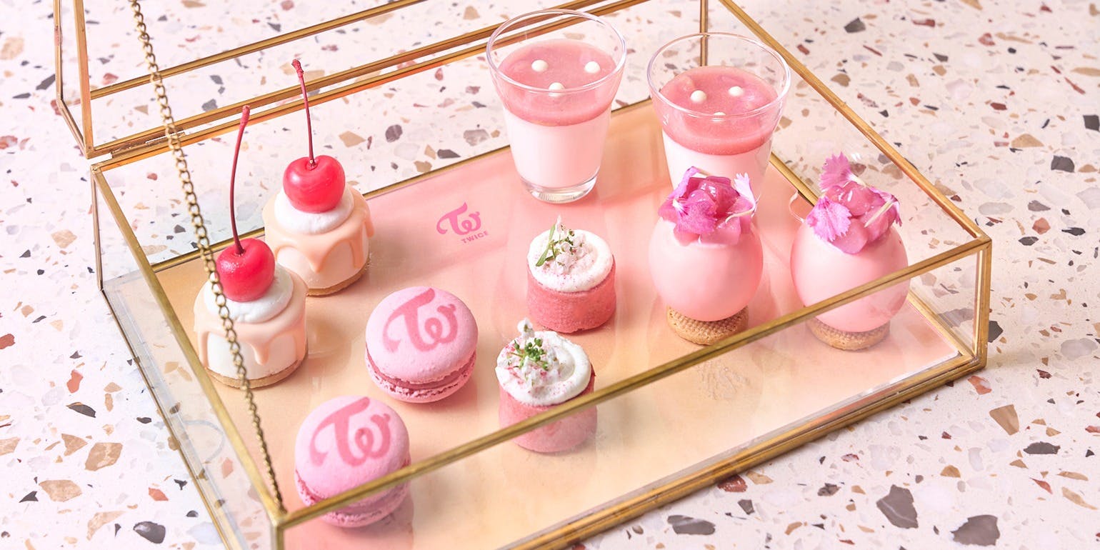 MIXup／W大阪 8/7～ PANDORA CAKE SET（桃とライムのショートケーキ