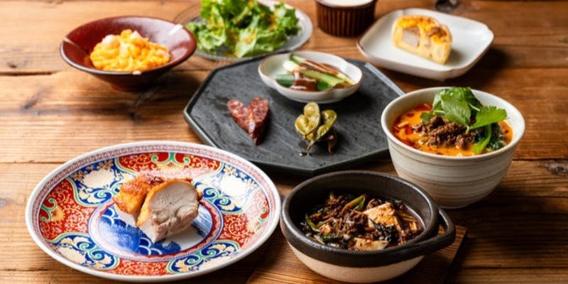 忘新年会【瑠璃 RURI】メインが選べる満足中華コース　全8品