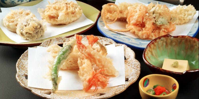 【記念日におすすめ】老舗の極上天ぷら4皿や刺身、食事など季節の逸品を味わえる「風光」コース