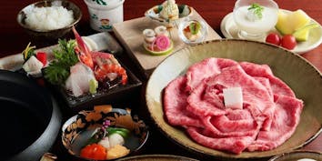 【伊賀肉「寿き焼」会席】四季折々のお料理と伊賀肉の「寿き焼」が付いた会席料理 - 百楽荘