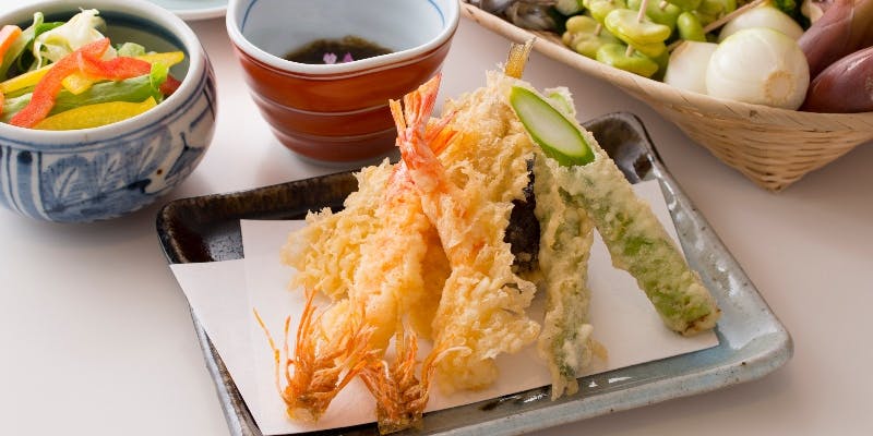 【季節の特別コース】天ぷら10品や才マキ海老・魚・野菜・かき揚げなど＋選べるワンドリンク