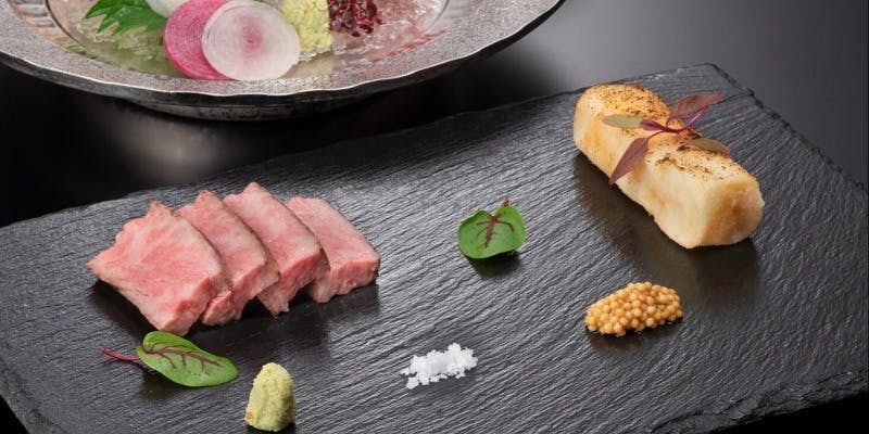 【桃華】和と洋を織り交ぜた、御出汁から始まるディナー限定会席【全9品】