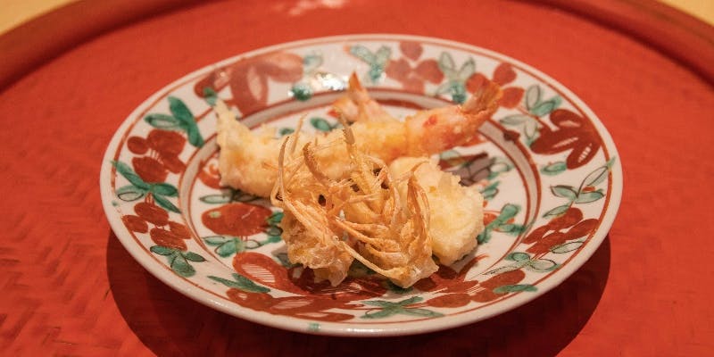 【夜のコース】車海老2本 ・魚4種 ・野菜5種・御飯物など 全12品（リクエスト予約）