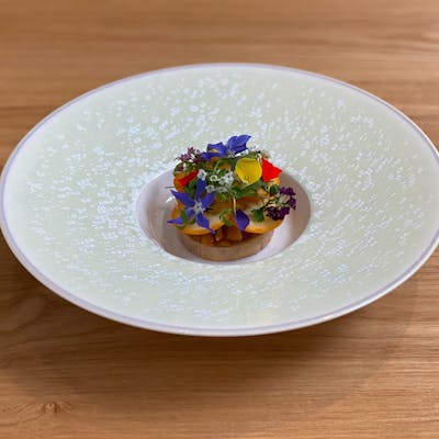 こだわりの食材と食器